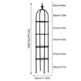 thumbnail image 1 of Obelisco de Metal LYD Soporte de Jaula de Flores de Jardín para Plantas Trepadoras, 1 of 2