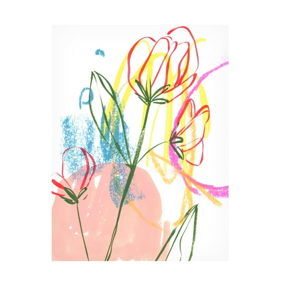 Melissa Wang 'Tulip Formation I' Canvas Art