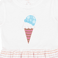 thumbnail image 4 of Inktastic Ice Cream Cone with Heart Girls Toddler Dress, 4 of 5