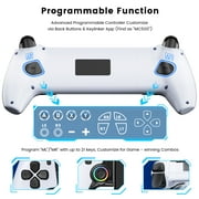 Mobile Game Controller for iPhone/Android, Compatible with Switch/Oled/Switch 2,with Hall Joystick, Turbo, RGB, Compatible with Xbox Cloud, Steam Link, MFi