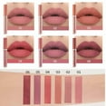 thumbnail image 3 of 6 Colors Long Lasting Velvet Lips Tint Liquid Lipsticks Waterproof Non-Stick B, 3 of 8