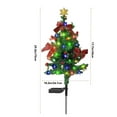 thumbnail image 2 of Solar Powered LED Christmas Tree Light | Outdoor Garden Decoration with 2 Lighting Modes | Weatherproof String Lights for Holiday Party & Seasonal Decor, 2 of 6