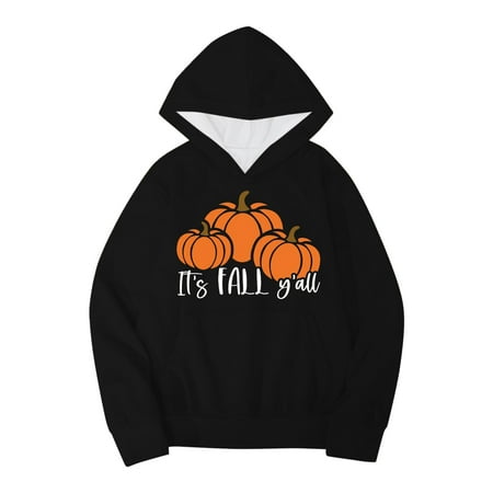 

Girls Hoodies Hoodies for Girls Youths Girls Pumpkins Letters Prints Hoodie With Pocket Casual Pullover Girls Sweatshirts Boys Toddler Kids Little Girl s Long Sleeve Sweatshirts Tops