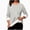 Gray, variant on Women's Sherpa Lined Sweatshirts Long Sleeve Warm Thermal Fleece Trendy Fall Casual Long Sleeve Pullover Jumper Tops