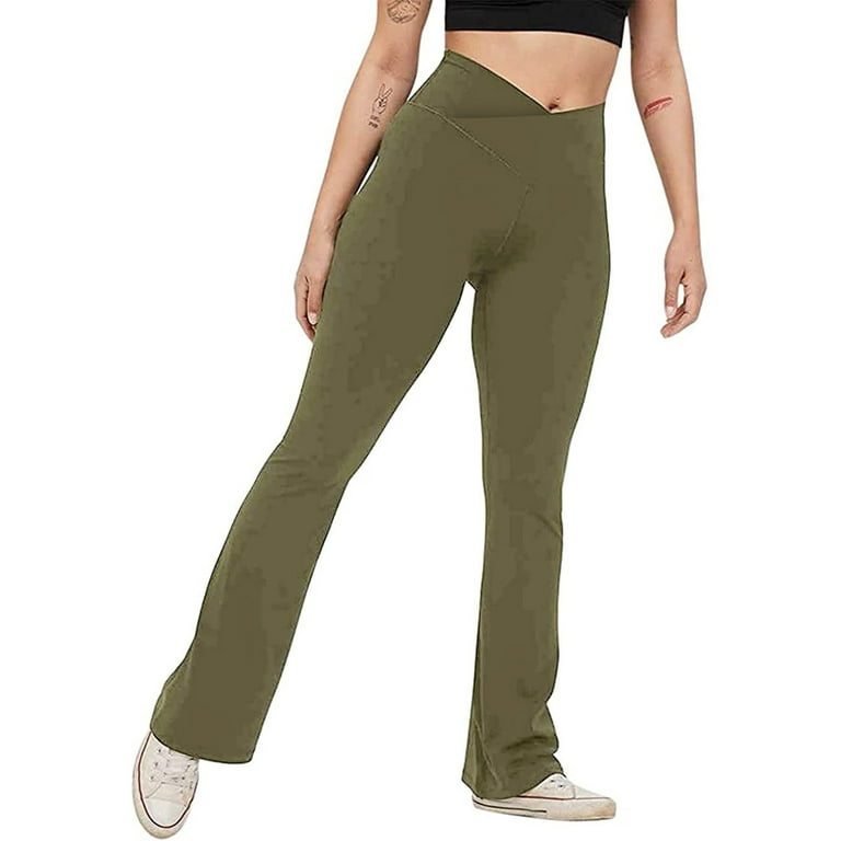 QWANG Women's Yoga Pants Bootcut Yoga Pants with Pockets for Women