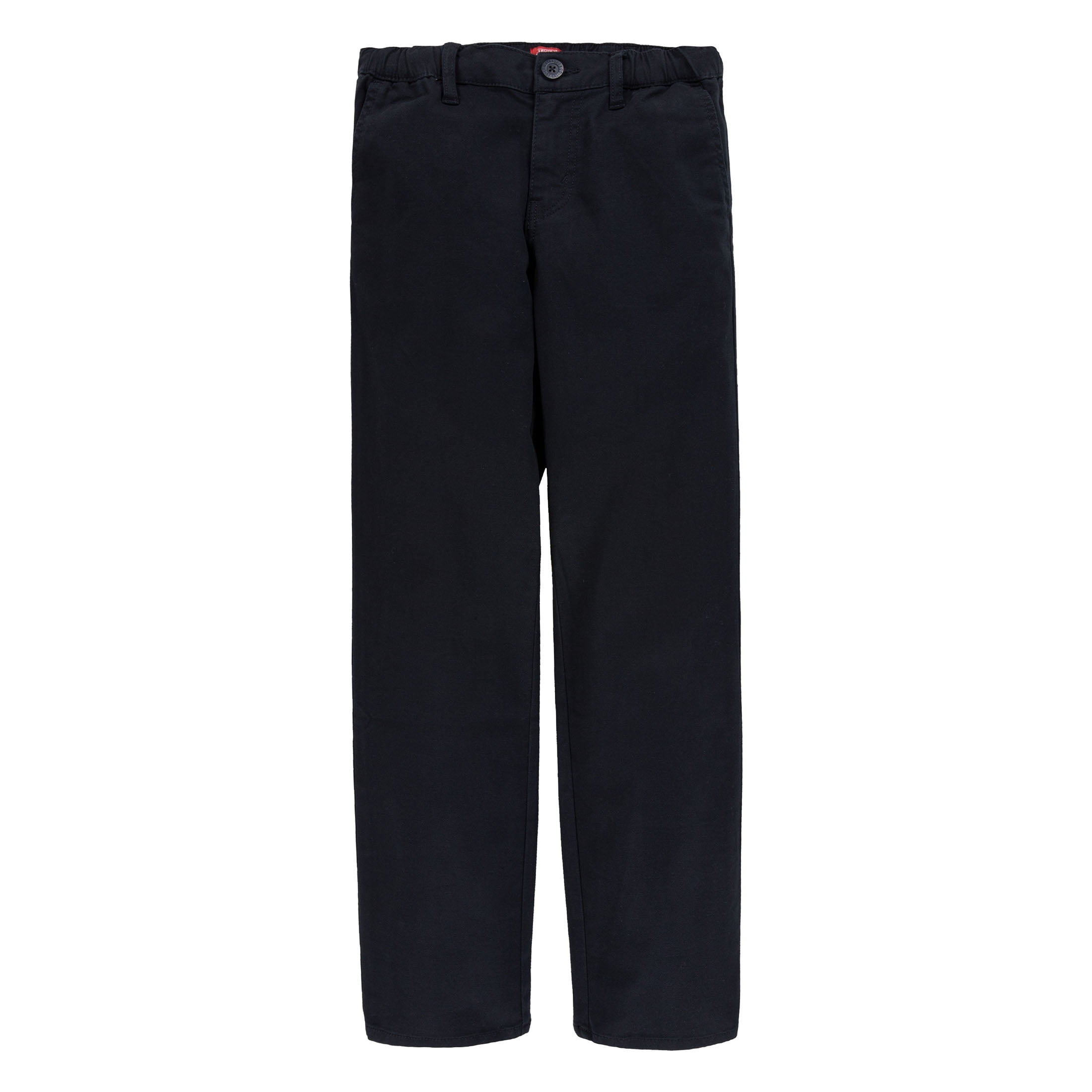 Boys Kids Pull Up Teflon School Formal Trousers Ages 3-7 Years Schoolwear Kids Black Grey Charcoal Navy Half Elastic Waist for Comfort and Ease Slip On 