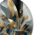 thumbnail image 3 of Designart "Marble Abstraction in Soft Colors II" Abstract Marble Round Metal Art, 3 of 5