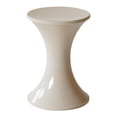 thumbnail image 4 of jifeng Tabouret Repose-Pieds de Rangement en Forme de Sablier Design Simple pour Usage Intérieur 44x31 cm Blanc, 4 of 9