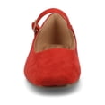 thumbnail image 6 of Journee Womens Carrie Wide Width Buckle Square Toe Mary Jane Dress Flats, Widths Available, 6 of 9
