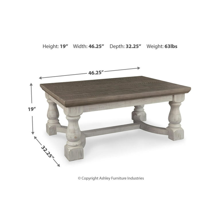 Havalance Coffee Table - Gray/White