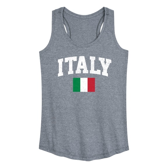 Instant Message - Italy Flag - Women's Racerback Tank Top