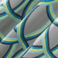 thumbnail image 4 of Sun Zero Randall Blackout Rod Pocket Geometric Curtain Panel, 37" x 84", Grey/Blue, 4 of 7
