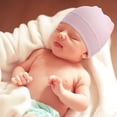 thumbnail image 6 of 6 Pack Baby Beanie Hats for Unisex Infant Toddler Cotton Beanie Newborn Hospital Hat for Boys Girls 0-6 Months, 6 of 8
