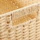 thumbnail image 4 of HEALEEP Canasta Decorativa Beige Tejida Para Almacenamiento De Objetos Múltiples, 4 of 6