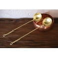 thumbnail image 4 of Wollet Handmade Brass Spoon, Long Handle Soup Spoon, Japanese-style Coffee Spoon, Tea Spoon Teaspoon, 4 of 11