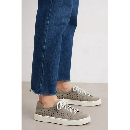 

Dorothy Perkins Womens Charlotte Perforated Leather Sneakers
