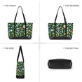 thumbnail image 6 of FORMRS Canvas Laptop Tote Bag for Women with 15.6" Computer Compartments Shoulder Handbag, Flourish Flowers Pattern, 6 of 7