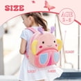thumbnail image 2 of Lomyolo Cute Plush Animal Girls & Boys Backpack for Kids 2-6 Years - Adjustable Soft Cartoon Mini Travel Backpack for Baby Girl Boy, Machine Washable - Cute Butterfly, 2 of 5