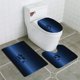 thumbnail image 1 of ABPHQTO Espejo nocturno de agua Juego de alfombras de baño de 3 piezas Alfombra de baño Alfombra de contorno y tapa de inodoro ABPHQTO Cont-CHAPPLE-14306, 1 of 2