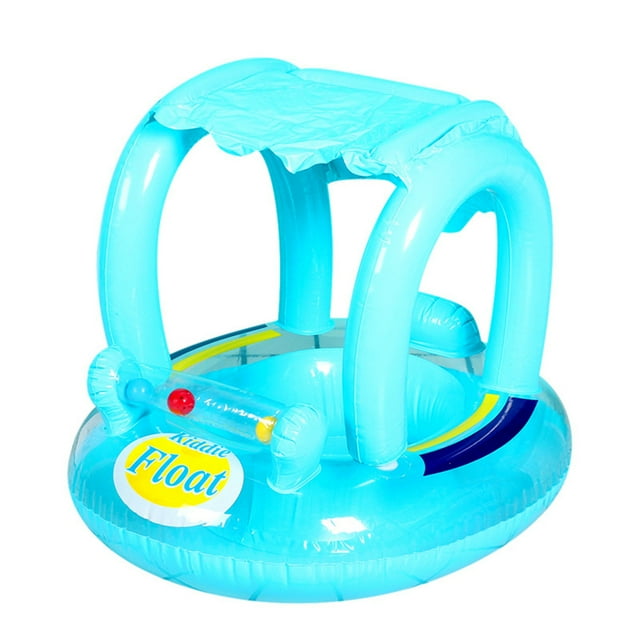 Portable Inflatable Circle Baby Float Kids Swimming Circle with Sunshade