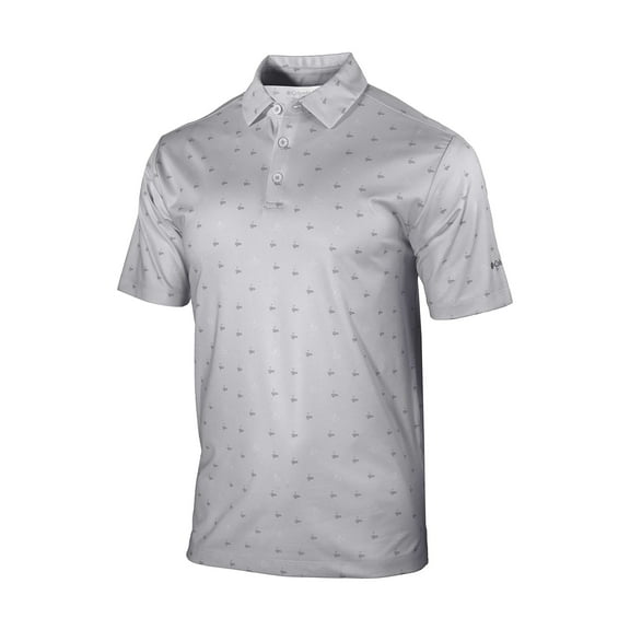 Columbia Golf Men's Omni-Wick Punch Out Polo XX-Large, Cool Grey