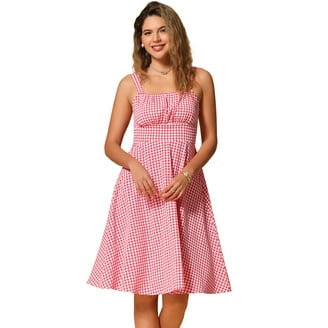 DARING DIVA Houndstooth Plaid Sleeveless Fit Flare Knit Dress L Brown -  Walmart.com