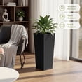 thumbnail image 6 of Devoko 32" Tall Planters for Outdoor Plants Set of 2, Woven-Textured Outdoor Plant Pots for Patio, Front Porch, 6 of 8
