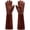 Brown, variant on Long-Gardening-Gloves for Women/Men - Thorn Proof Cowhide Leather Rose/Blackberry Pruning Heavy Duty Gloves Thick Palm Gauntlet Garden Work Gloves with Forearm Protection (Yellow-Medium)