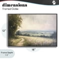 thumbnail image 4 of Stupell Industries Traditional Rolling Farmlands in Distance Black Framed Giclee Art, 18 x 12, by Petals Prints Design, 4 of 8