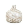 thumbnail image 1 of IMAX 15412 Vase en Verre Large Adriana&44; Blanc, 1 of 1