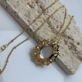 thumbnail image 3 of Saint Lady of Guadalupe,Virgen De Guadalupe Mother of Pearl Necklace 14K Gold Plated Medal Faith Necklace, 3 of 7