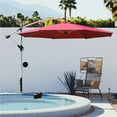 thumbnail image 2 of Wweixi Auvent de Parasol de Patio Toile en Polyester Remplacement d'Auvent de Parasol Housse d'Auvent de Parasol Résistante aux UV Parasol Imperméable Toile de Remplacement pour Parasol d'Extérieur pour Jardin Cour No.2, 2 of 5