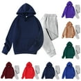 thumbnail image 6 of Chiccall Mens 2 Piece Sweatsuit for Men Fleece Lined Pullover Hoodie & Jogging Sweatpants Tracksuit, 6 of 6