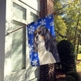 thumbnail image 2 of Carolines Treasures SC9391-FLAG-PARENT Cavalier Spaniel Winter Snowflakes Holiday Flag  multicolor, 2 of 2