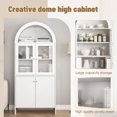 thumbnail image 5 of Modern Tech-Inspired MDF Dome Cabinet – A Sleek Fusion of Snack Storage and Integrated LED Lighting, 5 of 21