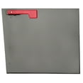 thumbnail image 4 of Architectural Mailboxes Oasis Classic Black Post Mount Mailbox, Galvanized Steel, Locking, 4 of 8