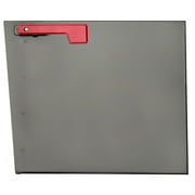 Architectural Mailboxes Oasis Classic Black Post Mount Mailbox, Galvanized Steel, Locking