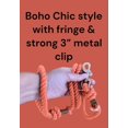 thumbnail image 4 of HAHDAXIA Pumpkin Colored Cotton Rope Leash for Dogs, Autumn Dog Leash, Orange Leash Dogs, Cute Dog Leash, Fall Dog Leash, Ombre Leash, Boho Chic Dog Leash, Handmade Rope Dog Leashes (Orange), 4 of 7