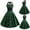 #7-Green, variant on Pntutb Womens Plus Size,St. Patrick's Day Women's Long Sleeve R-Neck Vintage Gown Party Retro Swing Halter Dress