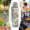 thumbnail image 7 of Qxltty Unicorns and Sea Monsters Water Bottle 32 oz with Straw BPA Free Reusable Fitness Sport Bottle Perfect for Travel School Outdoors and Gym, 7 of 7