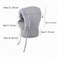 thumbnail image 3 of mgoYE Snow Hats for Girls Kids Ski Mask for Boys Girls Fleece Winter Face Mask Hat for Kids Toddler Warm Hood Neck Scarf One Size(Black,One Size), 3 of 4