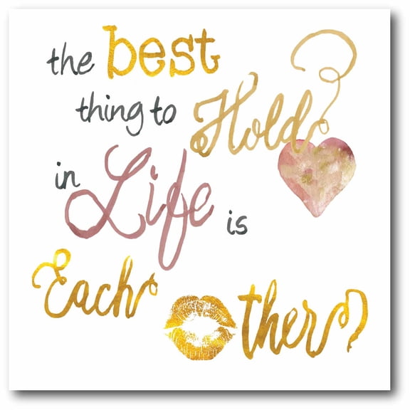 Each Other Gallery-Wrapped Canvas Wall Art, 16x16