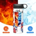 thumbnail image 6 of Lsque Happy Independence Day Gnome Pattern 18oz Sports Insulated Kettle With Straw Insulated Water Bottle Insulated Tumbler For Men Womans Sports Insulated Kettle, 6 of 8