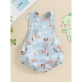 thumbnail image 2 of Bagilaanoe Newborn Baby Boy Summer Rompers Print Sleeveless Bodysuits 3M 6M 9M 12M Infant Casual One Piece Short Jumpsuit, 2 of 9