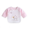 thumbnail image 3 of A principios de otoño, el bebé se acurrucó en la espalda, la camisa y la ropa de monje, ropa para recién nacidos de 0 a 3 meses con ropa interior, ropa cálida hasta la mitad de la espalda., 3 of 5