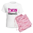 thumbnail image 6 of CafePress - Its A Twin Thing, You Wouldnt Understand Pajamas - Women's Short Sleeve Print T-Shirt and Pants Light Cotton Pajama Set, 6 of 7