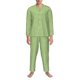 thumbnail image 3 of Balery Green Gingham Pijama para Hombre de Dos Piezas con Manga Larga, Conjunto de Dormir y Descanso Suave con Bolsillos-Large, 3 of 7