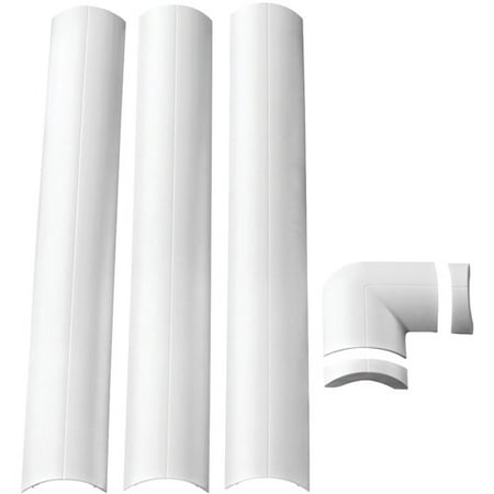 Omnimount Mini CMK Wall-Mounted Cable Management System, White