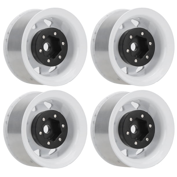 BUJE de Rueda rc Beadlock, 4 piezas de 1,55 Pulgadas Buje de Llanta de Rueda rc BUJE de Llanta de Rueda rc Beadlock Buje de Rueda de Coche rc Bujes de Rueda universales rc para