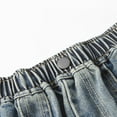 thumbnail image 5 of Atogsazn Children's Boys Cargo Jeans Kids Casual Wide Leg Loose Fit Denim Pant Baggy Lightweight Trouser with Pocket Blue 14-15 Years Fashion, 5 of 6